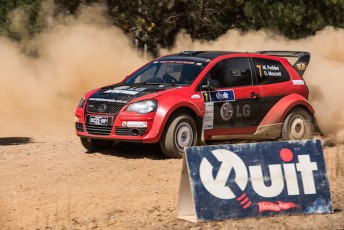 The QUIT Forest Rally which is Round 1 of the 2015 Australian Rally Championship. pic: Vettas Media