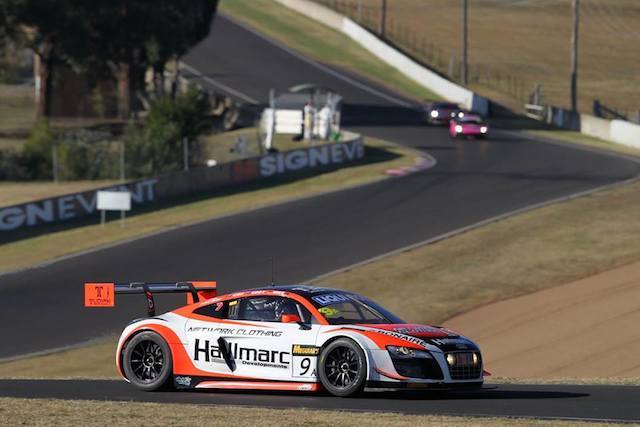 Marc Cini's Audi is one of two previous generation R8s in the race