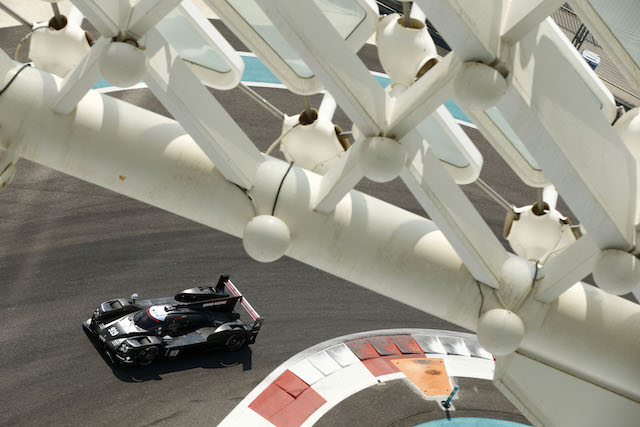 The 919 Hybrid of Timo Bernhard, Brendon Hartley and Mark Webber