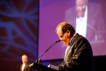 Speedcafe.com owner Brett Murray announces Spirit of Speed award