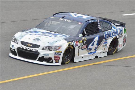 Harvick's fast time in practice has seen him score pole at Richmond