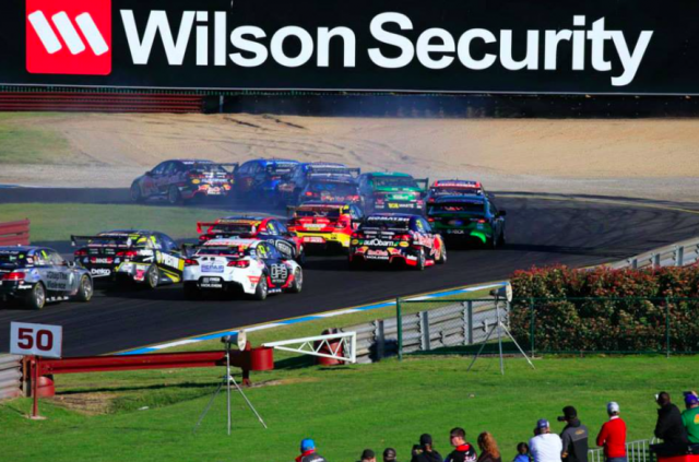 Action from last year's Sandown 500