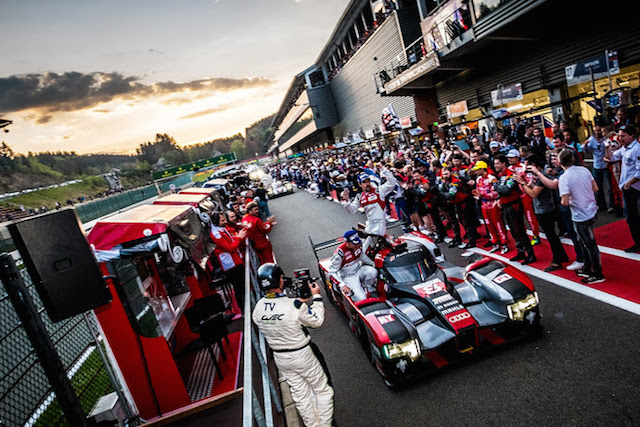 The #8 Audi scores victory in an attrition hit WEC race at Spa