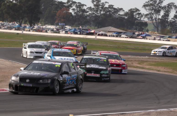 Taz Douglas completed a clean sweep in the Kumho V8 Touring Car Series