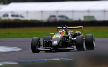 Tim Macrow on his way to victory