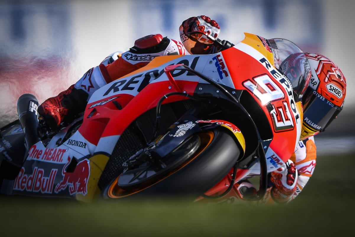 Marquez on pole as rain returns to Phillip Island