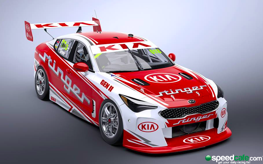 Kia Stinger Supercar render Pic: SSMedia 