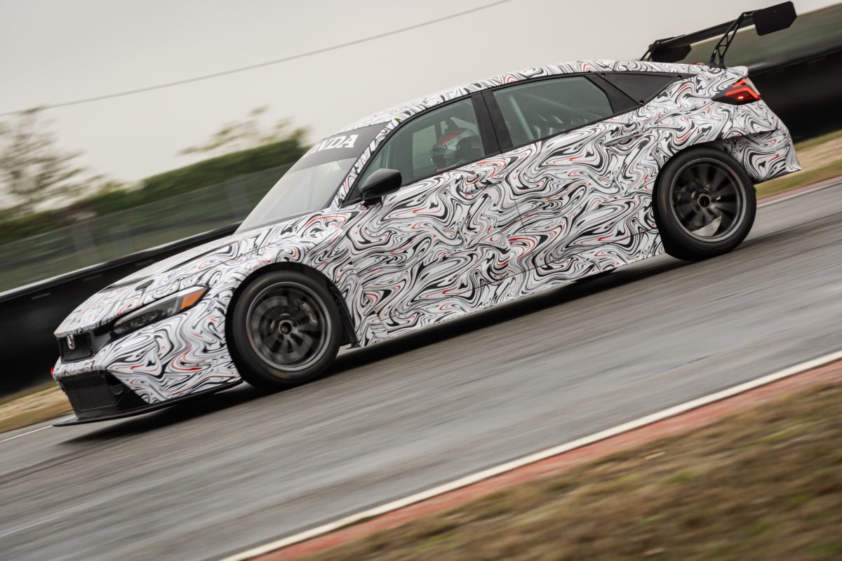 The TCR version of the new Honda Civic Type R