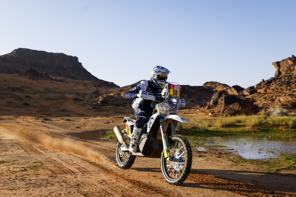 Skyler Howes leads overall after Dakar Stage 5