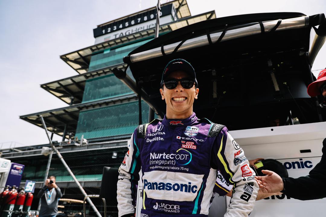 Takuma Sato at Indianapolis in 2022